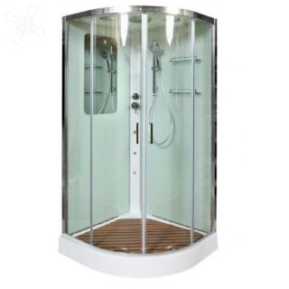 Душевая кабина Deto А01 с гидромассажем 100х100х220 см